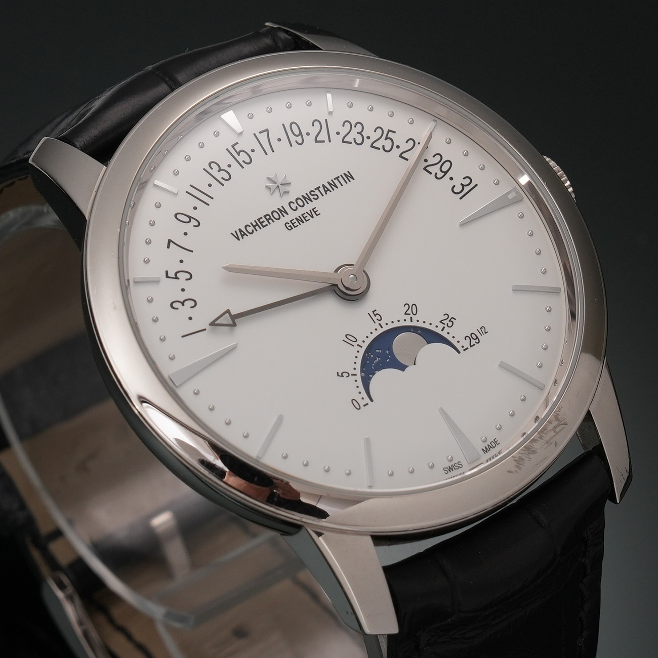 VACHERON CONSTANTIN(USED)바쉐론 콘스탄틴 패트리모니 문페이즈 레트로 그레이드 데이트